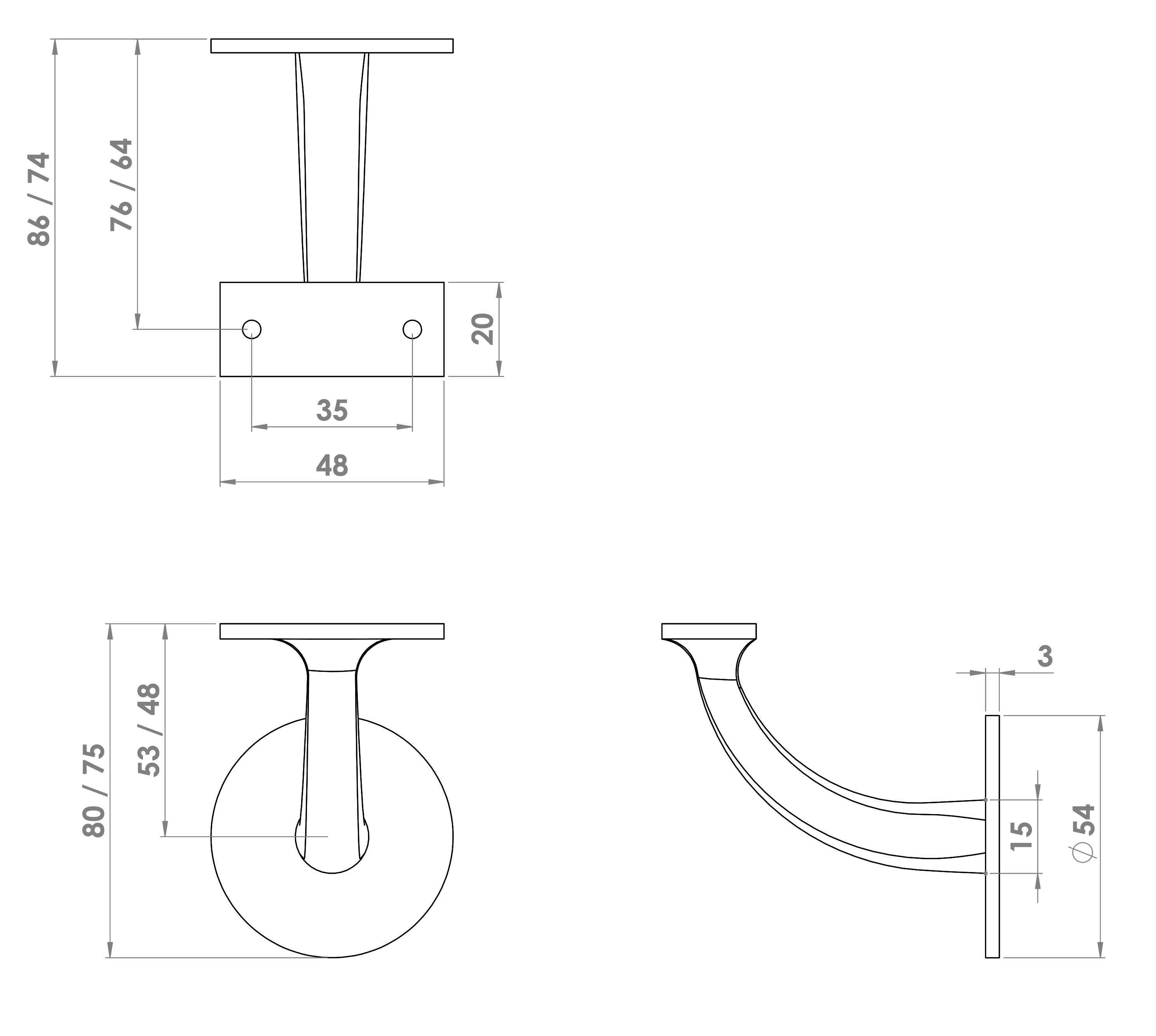 Handrail Bracket